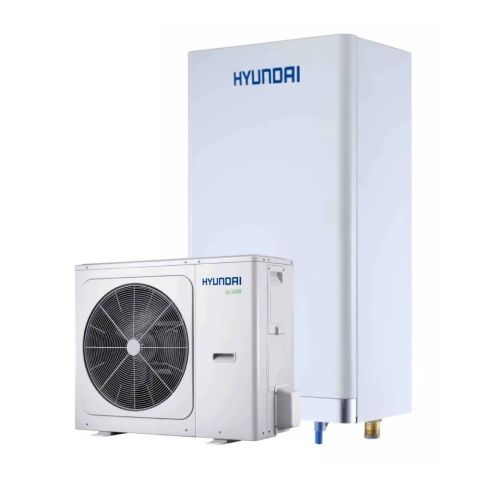 Pompa de caldura aer-apa split HYUNDAI HYHA-V12W/D2N8-B, 12 kW, monofazata, cu booster electric 3 kW, clasa energetica A+++