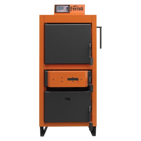 Centrala termica pe lemne Ferroli CGF PRO 40 cu gazeificare