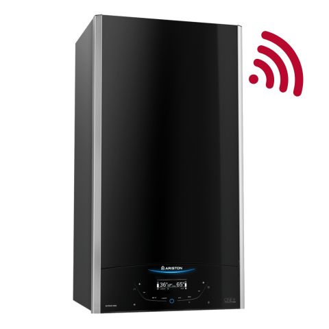 Centrala termica in condensare Ariston Alteas One+ Net 24 kW, termostat Sensys HD negru cadou, 7 ani garantie, kit evacuare inclus