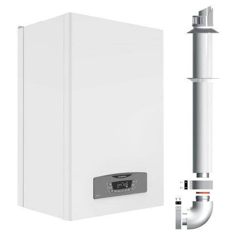 Centrala termica in condensare Ariston Clas B One WIFI 35 kW cu boiler incorporat 40 litri, 5 ani garantie, kit evacuare inclus