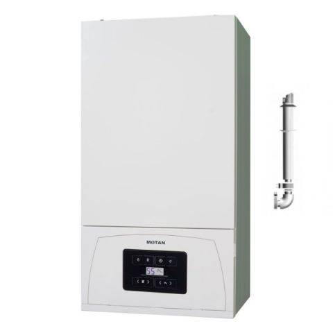 Centrala termica in condensare Motan Condens 050 24 KW C34GV24-PV2 3 ani garantie, kit evacuare inclus