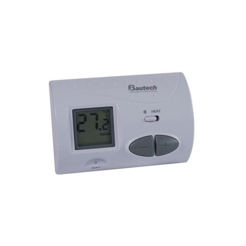 Termostat de ambient cu fir Bautech Q-3S digital neprogramabil