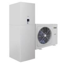 Pompa de caldura split pentru incalzire, racire si apa calda, boiler incorporat 190 litri, monofazat 6 kW Ferroli OMNIA ST 3.2 HI3 6 clasa energetica A+++, control WI-FI, rezistenta electrica 3 kW