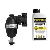 Filtru anti-magnetita Fernox TF1 Sigma si lichid protector Filter Fluid F9 500 ml