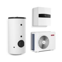 Pompa de caldura monobloc pentru incalzire si racire Ariston Nimbus Flex 120 M NET R32 - 12kW cu boiler indirect 200L