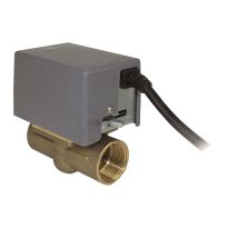 Vana motorizata cu 2 cai și micro-contact, filet 3/4''