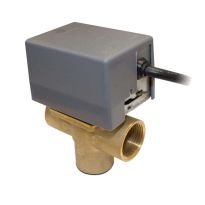 Vana motorizata cu 3 cai și micro-contact, filet 1''