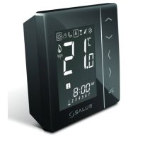 Termostat programabil wireless, baterii, SALUS VS20BRF (NEGRU)