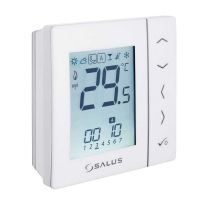 Termostat programabil wireless, baterii, SALUS VS20WRF (ALB)