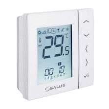 Termostat programabil wireless, baterii, SALUS VS20WRF (ALB)