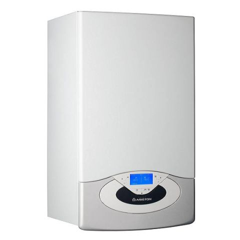 Centrala termica in condensare Ariston Genus Premium Evo HP 100 EU 3 ani garantie, kit evacuare inclus
